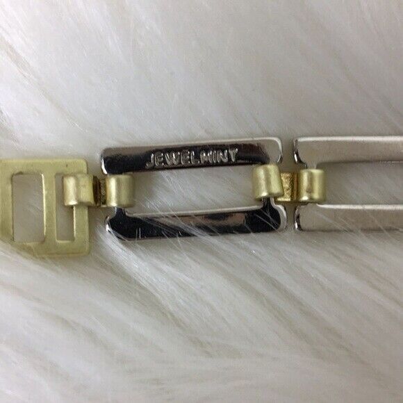 Jewelmint Bracelet Easy Elegance Two Tone Gold Silver Classic Minimalist Luxury - Picture 6 of 8